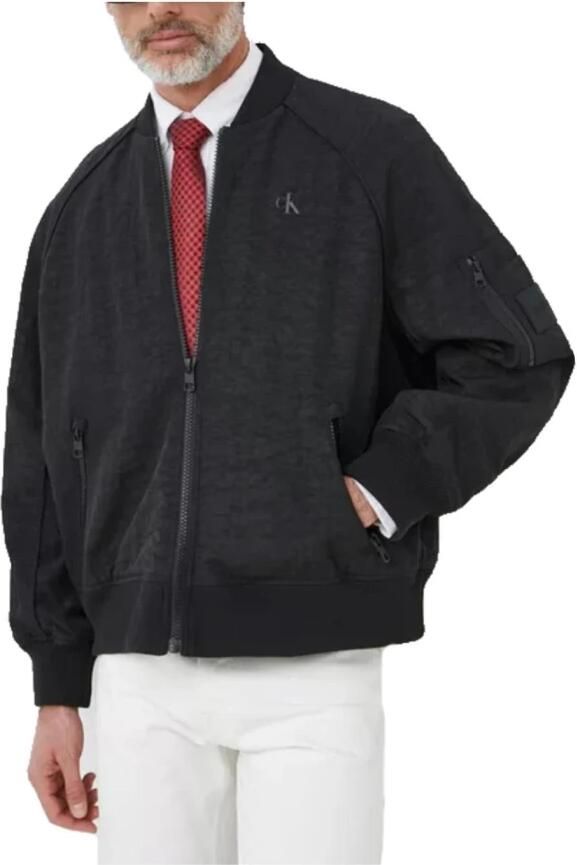 Calvin Klein Jeans Oversized jack met ritssluiting model 'EXPOSED' - Foto 3