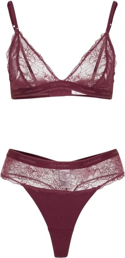 Calvin Klein Underwear Beha met etskanteffect model 'HOLIDAY GIFT'