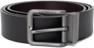 Calvin Klein Bruin Leren Riem Lente Zomer Collectie Brown Heren - Foto 5