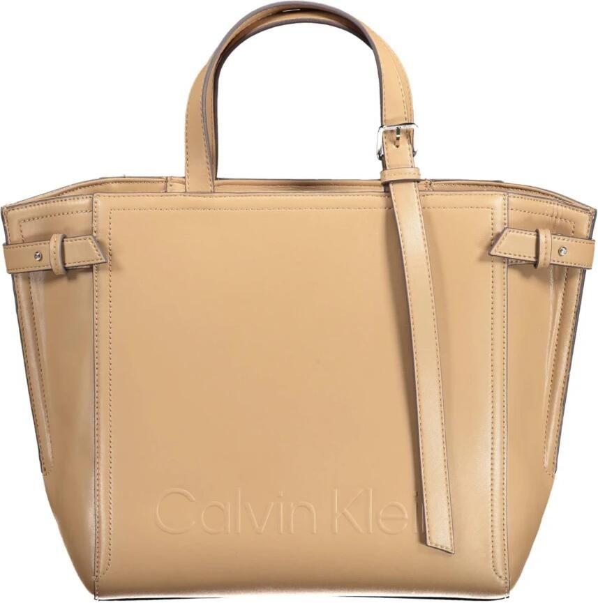 Calvin Klein Bruine dameshandtas met afneembare band Brown Dames - Foto 3