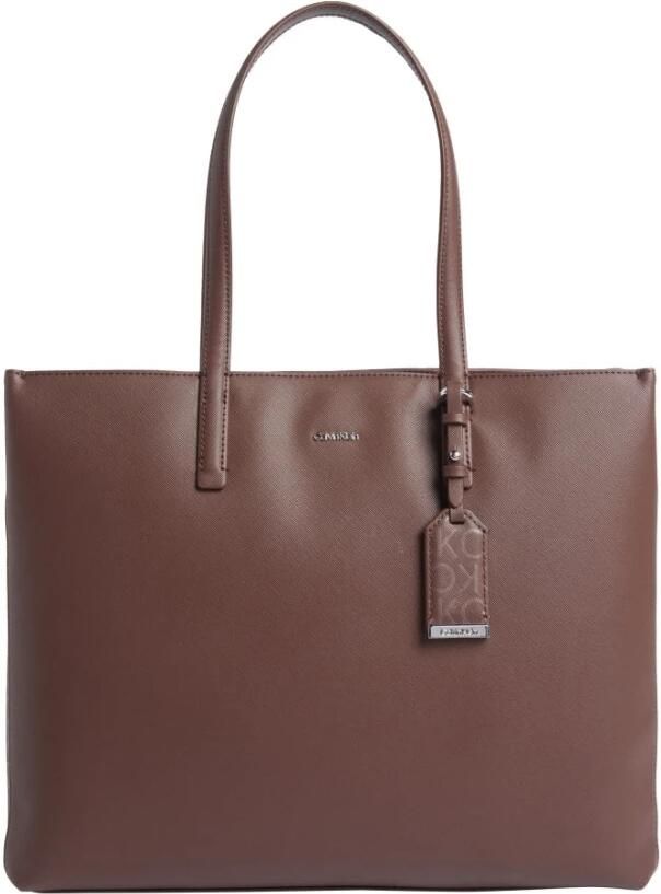 Calvin Klein Bruine Medium Shopper Handtas Brown Dames - Foto 5
