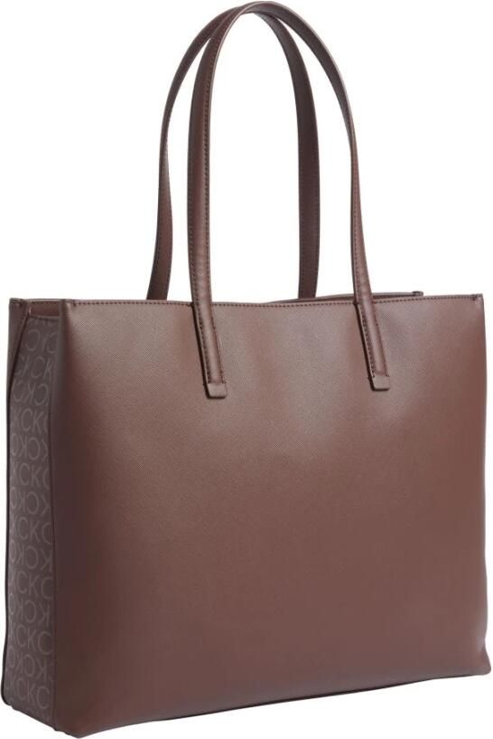 Calvin Klein Bruine Medium Shopper Handtas Brown Dames - Foto 4