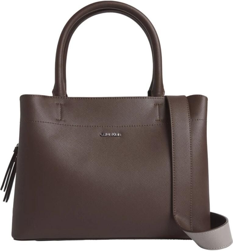 Calvin Klein Bruine Tote Tas voor Vrouwen Brown Dames - Foto 5