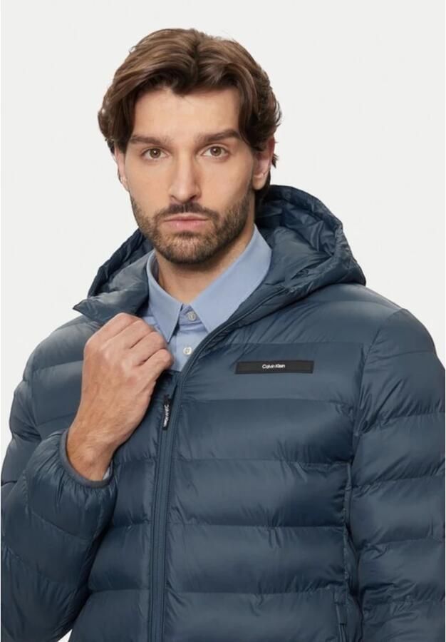 Calvin Klein Jeans Heren Hoodie Herfst Winter Collectie Blue Heren - Foto 2