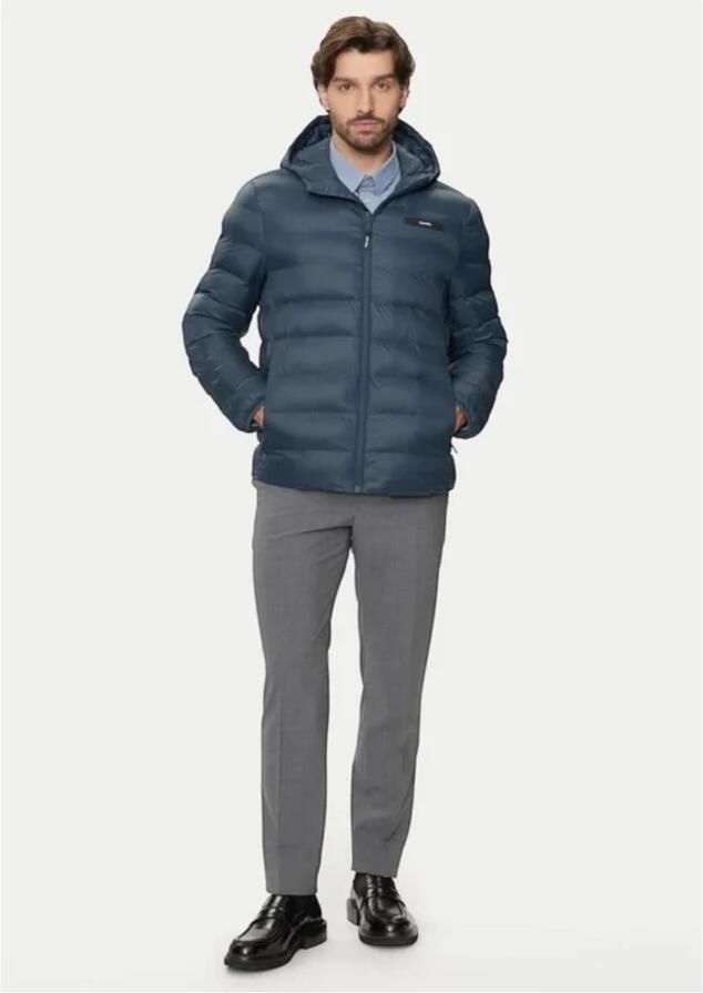 Calvin Klein Jeans Heren Hoodie Herfst Winter Collectie Blue Heren