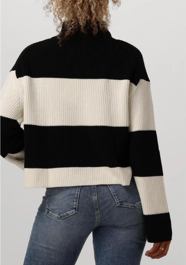 CALVIN KLEIN Dames Truien & Vesten Chunky Loose High Neck Sweater Wit - Foto 2