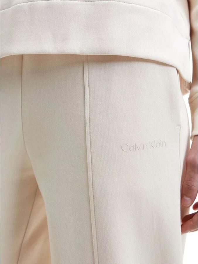 Calvin Klein Geweven broek MICRO LOGO SEAM WIDE LEG PANT met decoratieve lengtenaad op de pijpen - Foto 1