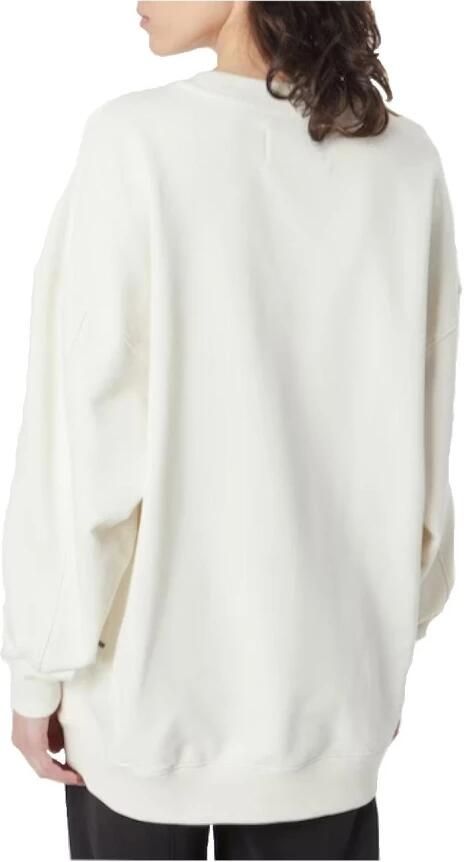 Calvin Klein Comfortabele Oversized Hoodless Sweatshirt Beige Dames - Foto 4