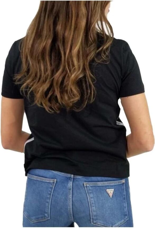 Calvin Klein Shirt met ronde hals SIDE CONTRAST TAPE TEE met opzij jeans logo-opschrift - Foto 4