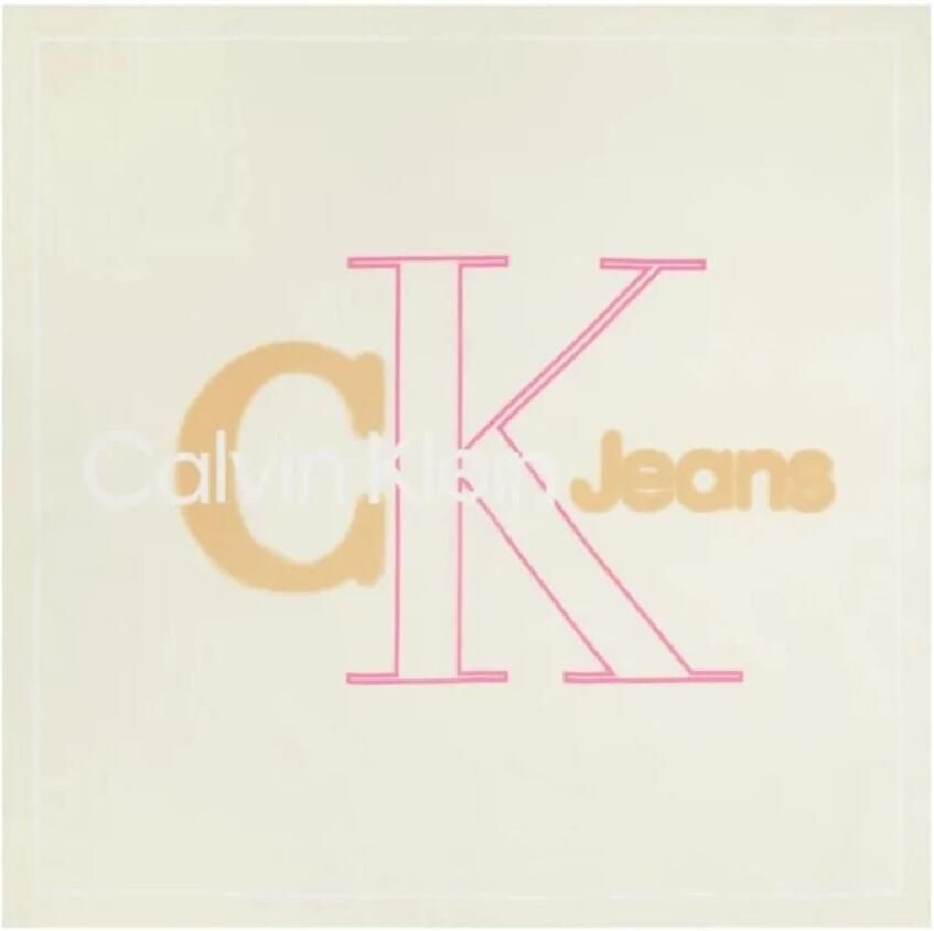 Calvin Klein Cut Out Monolo Sjaal Vrouwen Beige Dames - Foto 3