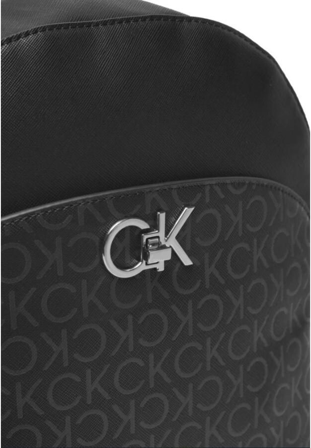 Calvin Klein Zwarte Polyethyleen Rugzak Herfst Winter Collectie Black Dames - Foto 2