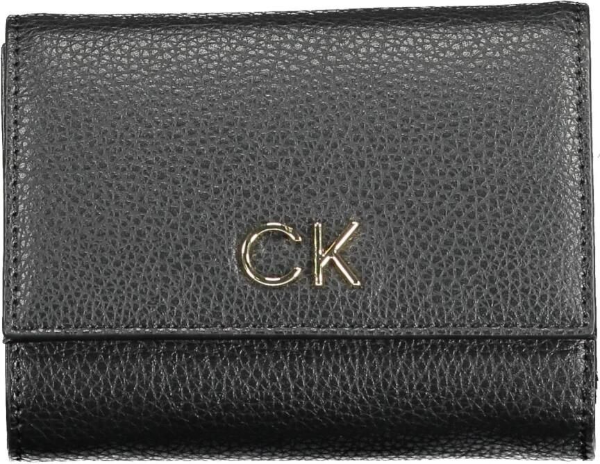 Calvin Klein Damesportemonnee Zwart Rfid Ritssluiting Black Dames - Foto 2