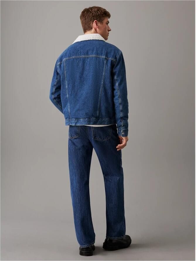 Calvin Klein Denim sherpa jas Blauw Blue Heren - Foto 2