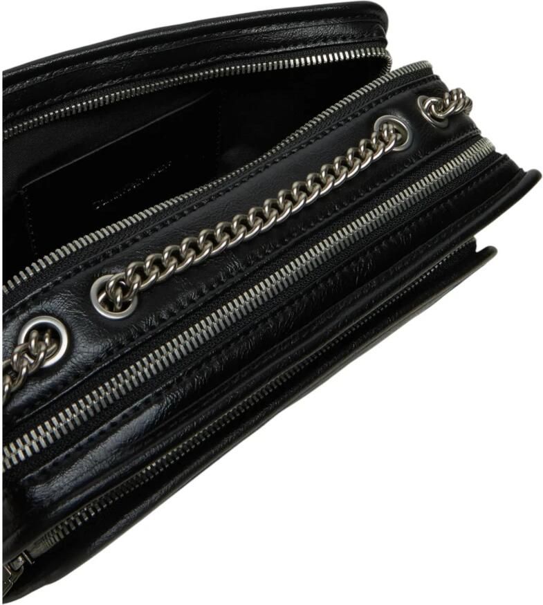 Calvin Klein Dubbele rits cameratas lente zomer collectie Black Dames