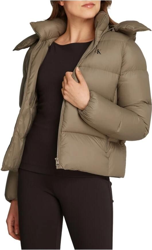 Calvin Klein Duifgrijze Jassen voor Vrouwen Beige Dames - Foto 3