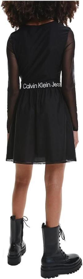 Calvin Klein Jeans Mesh Logo Elastic Dr J20J220350Beh Black Dames - Foto 5