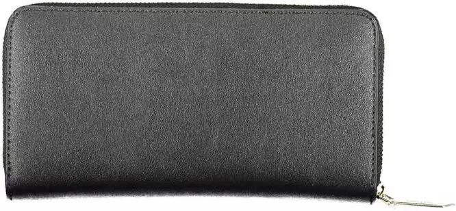Calvin Klein Zwarte Polyurethaan Portemonnee met 5 Compartimenten en Muntvakje Zwart Dames - Foto 3