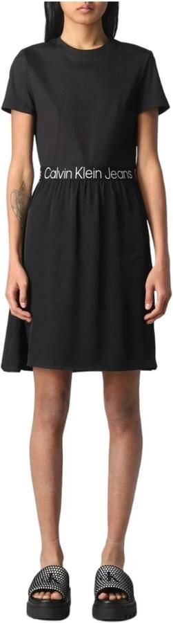 Calvin Klein Jeans Logo elastische kleding J20J220759Beh Zwart Dames - Foto 5