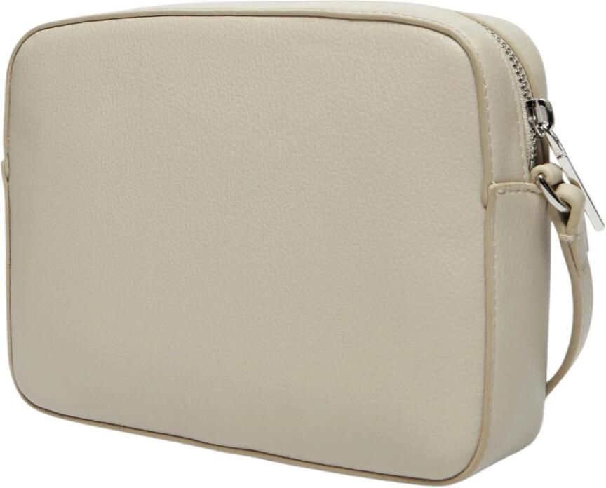 Calvin Klein Polyurethaan Flap Handtas met Verstelbare Schouderband Gray Dames - Foto 3