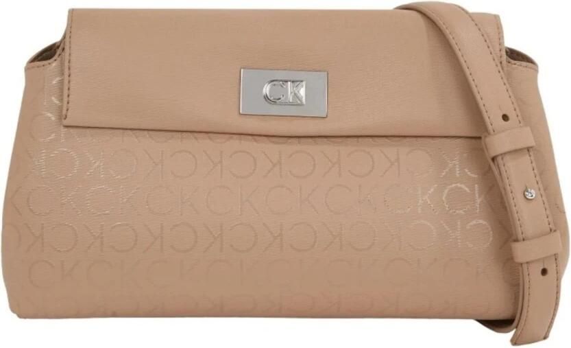 Calvin Klein Beige Polyester Handtas Dames Collectie Beige Dames - Foto 7