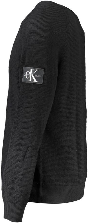 Calvin Klein Zwarte Trui Urban Elegantie Minimalistische Stijl Black Heren - Foto 8