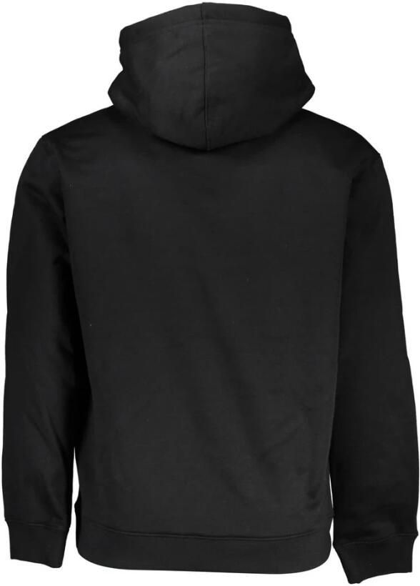 Calvin Klein Zwarte Logo Tape Hoodie voor Heren Black Heren