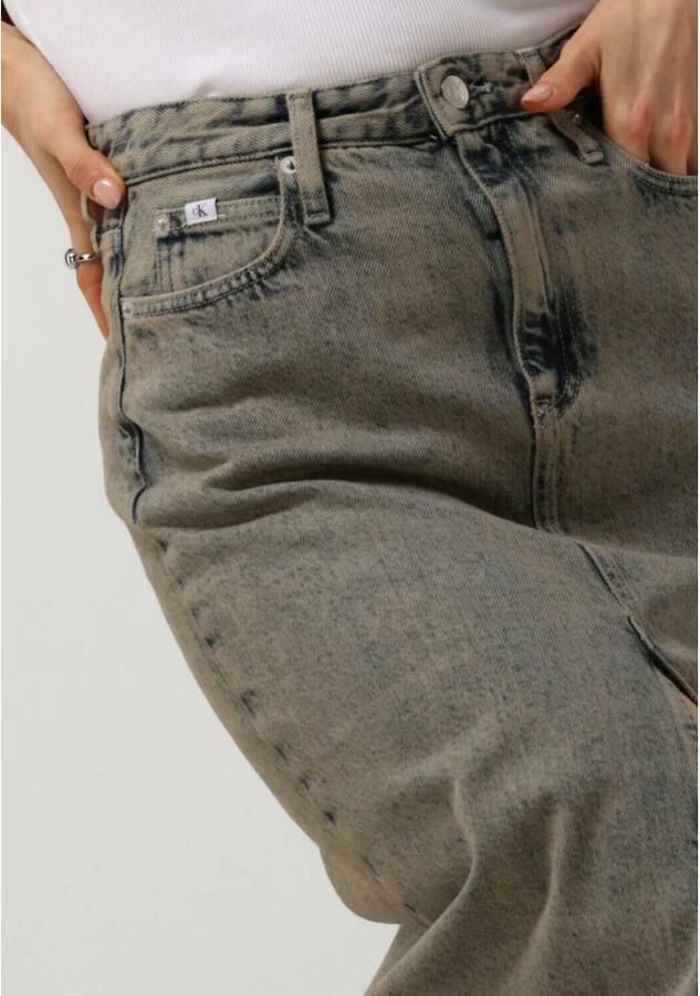 CALVIN KLEIN Dames Rokken Front Split Maxi Denim Skirt Lichtblauw - Foto 6