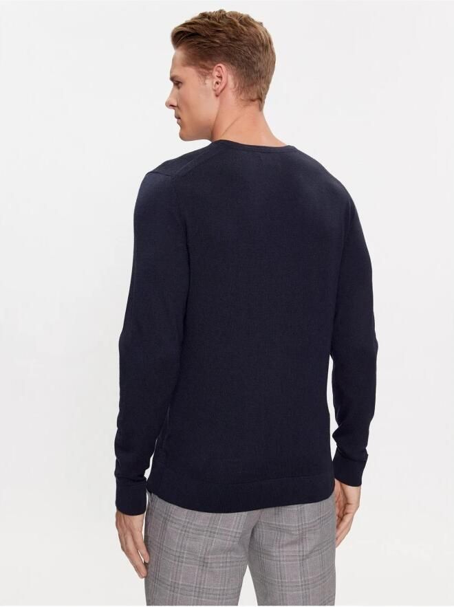 Calvin Klein Jeans Gerecyclede Wol Crew Neck Sweater Blue Heren - Foto 2