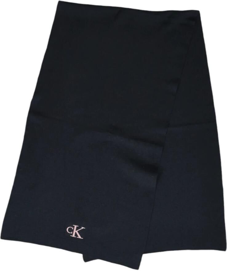 Calvin Klein Zwarte Dames Sjaal Elegant Herfst Winter Accessoire Black Dames - Foto 5