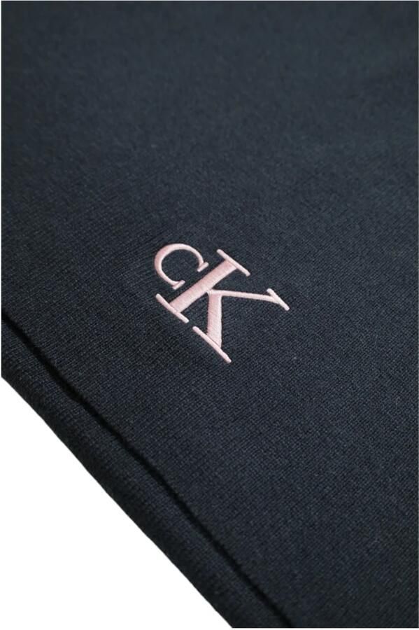 Calvin Klein Zwarte Dames Sjaal Elegant Herfst Winter Accessoire Black Dames