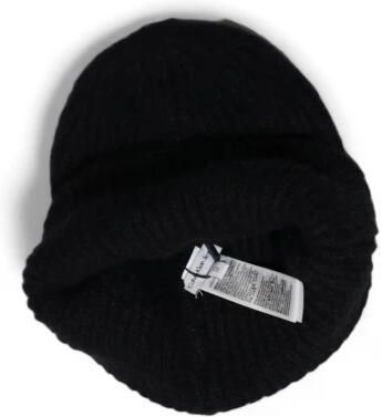 Calvin Klein Lila Ribgebreide Beanie Monogram Black Dames - Foto 2