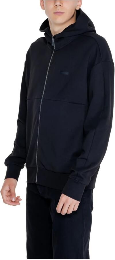 Calvin Klein Geëmbosseerd Logo Sweatshirt Collectie Katoenmix Black Heren - Foto 2