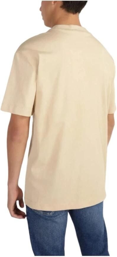 Calvin Klein Geperforeerd Monoloog T-shirt Beige Heren - Foto 2