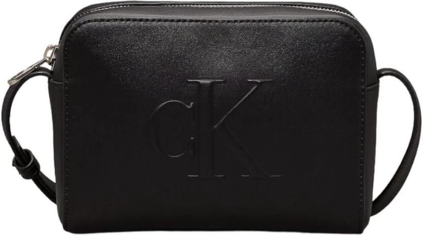Calvin Klein Jeans Stijlvolle Crossbody Tas met Ritssluiting Black Dames - Foto 6