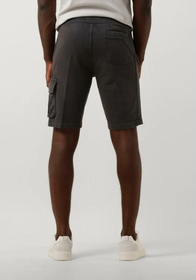 CALVIN KLEIN Heren Broeken Washed Badge Shorts Donkergrijs - Foto 2