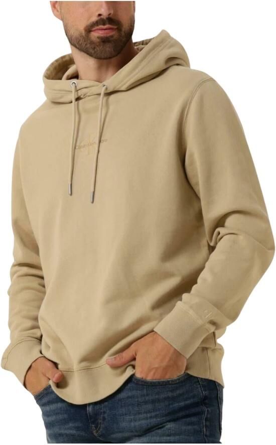 Calvin Klein Jeans Monologo Sweater Herfst Winter Collectie Beige Heren - Foto 11