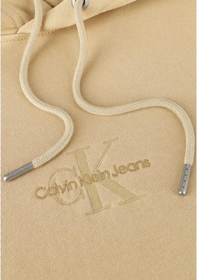 Calvin Klein Jeans Monologo Sweater Herfst Winter Collectie Beige Heren - Foto 5