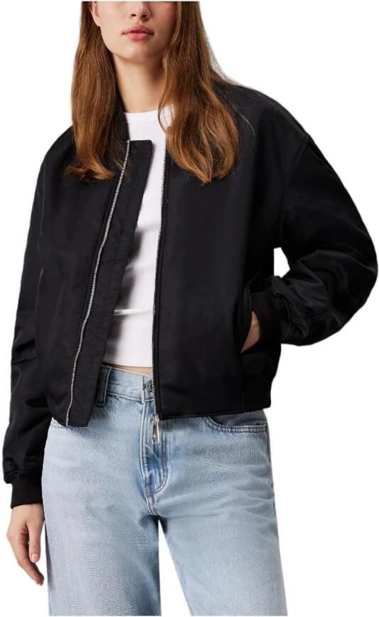 Calvin Klein Gewatteerde Bomberjack Black - Foto 3