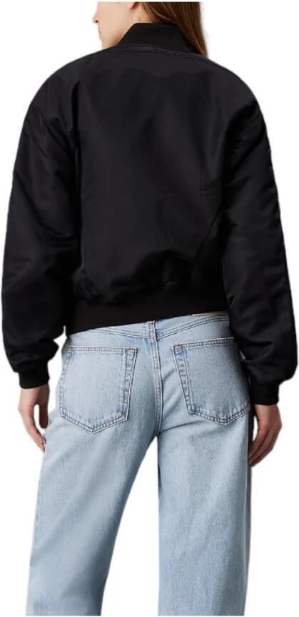 Calvin Klein Gewatteerde Bomberjack Black - Foto 2