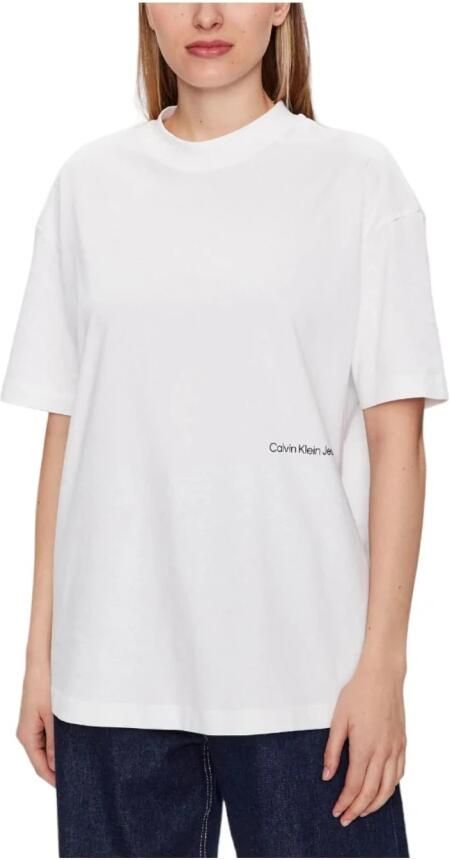 Calvin Klein Jeans T-shirt Korte Mouw J20J221629 YAF - Foto 3