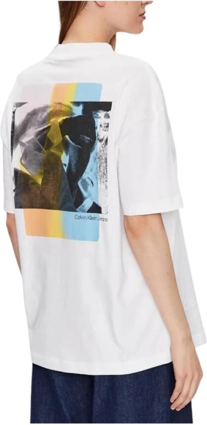 Calvin Klein Jeans T-shirt Korte Mouw J20J221629 YAF - Foto 2