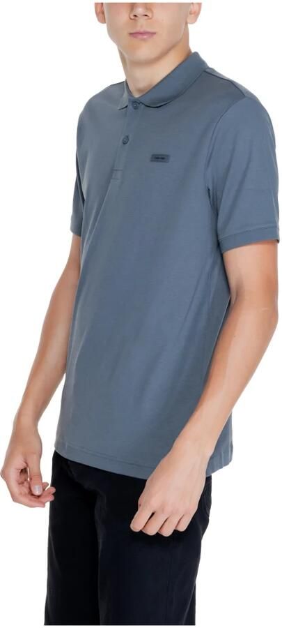 Calvin Klein Jeans Polo Shirt Korte Mouw LIQUID TOUCH K10K111657 - Foto 2