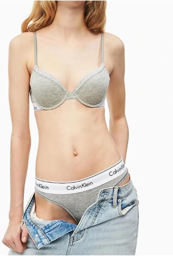Calvin Klein Grijze Katoenen Ondergoed Collectie voor Vrouwen Gray Dames - Foto 6