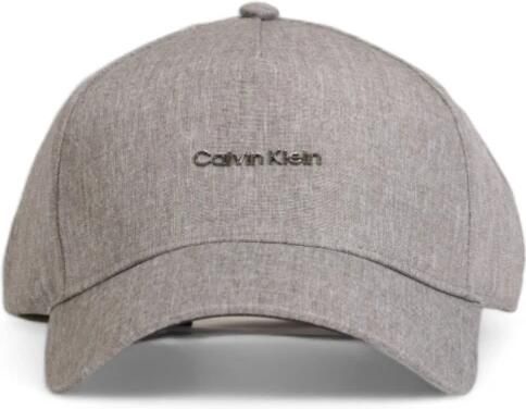 Calvin Klein Grijze Plain Clip Cap Herfst Winter Stijl Gray Heren