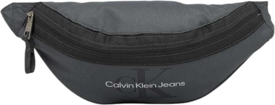 Calvin Klein Grijze Polyester Rits Tas met Binnen Zakken Gray Heren - Foto 4