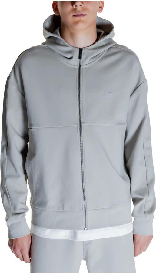 Calvin Klein Grijze Rits Hoodie Sweatshirt Mannen Gray Heren - Foto 3