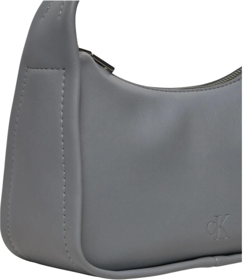 Calvin Klein Grijze Rits Tas met Binnen Zakken Gray Dames - Foto 2