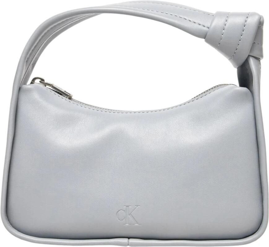 Calvin Klein Mini Blok Handtas met Knoopdetail Gray Dames - Foto 2