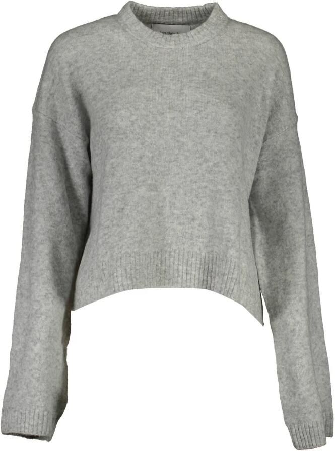 Calvin Klein Trui met ronde hals FLUFFY WIDE OPEN SLEEVES SWEATER voor korter dan achter - Foto 2