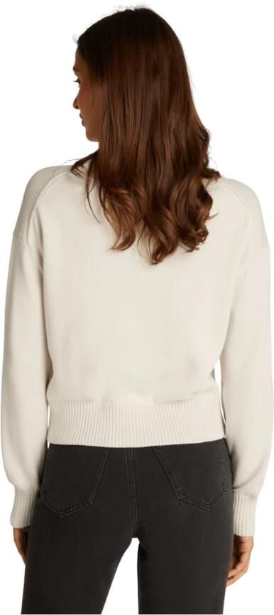 Calvin Klein Jeans Gebreide pullover met labelstitching model 'MONOGRAM' - Foto 3